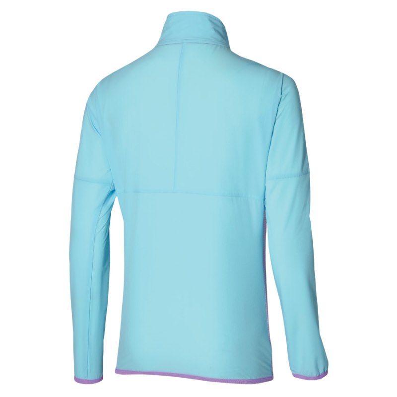 Cazadoras Mizuno Charge Printed Mujer - Turquesa Claro - Chile M897HEVGMT